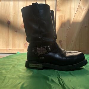 Harley-Davidson Men's Black Leather Boots